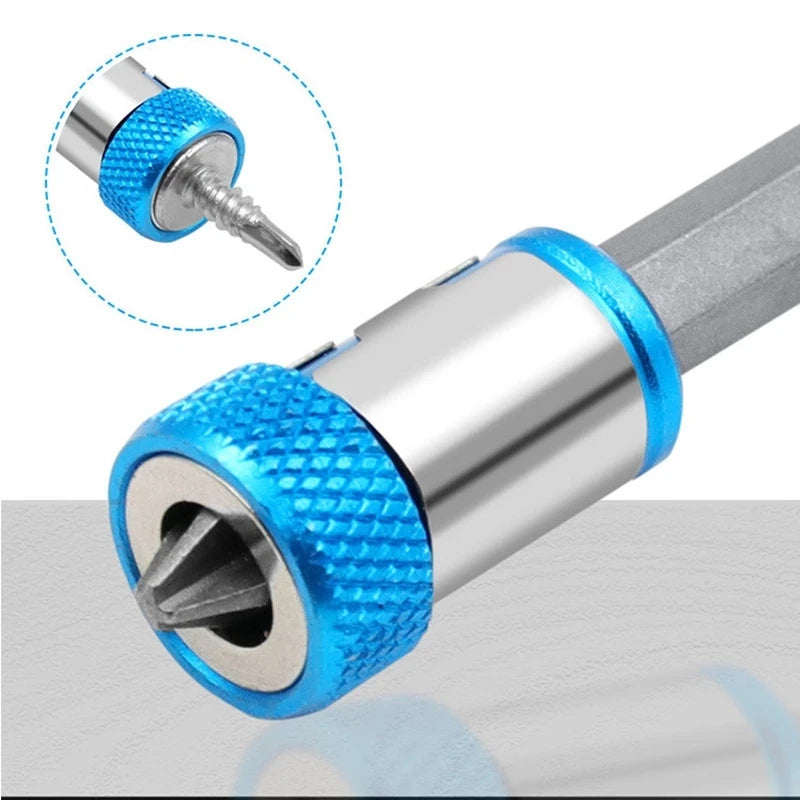 1/4” Metal Screwdriver Bit Universal Magnetic Ring Magnetic Ring For 6.35mm Shank Anti-Corrosion Drill Bit Magnet Powerful Ring