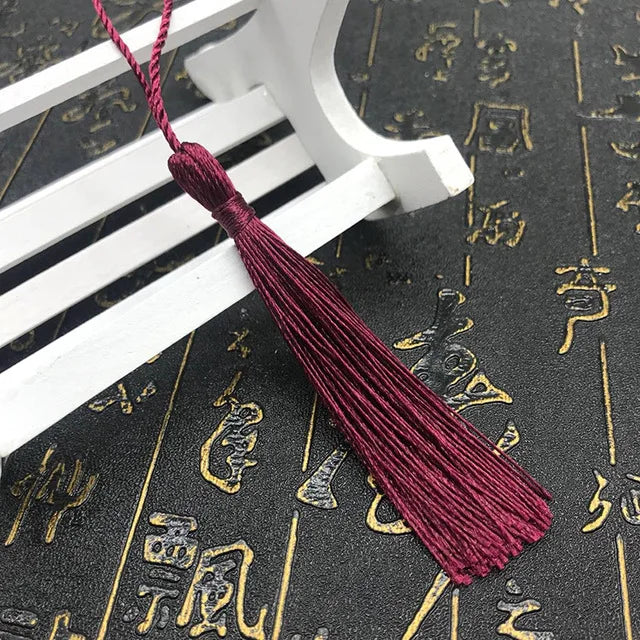 35Pcs Colour Mixture Bookmark Tassels 13cm Mini Tassels with Loops for DIY Crafts Jewelry Making Accessories