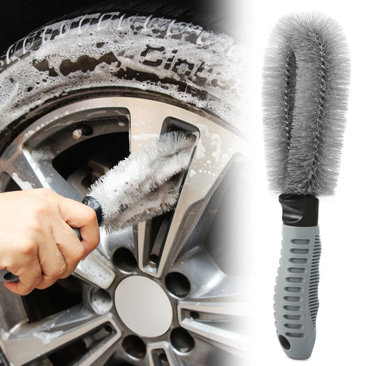 Car Washing Cleaning tool Wheel Tire Rim Scrub Brush Car Brush Tool for Volkswagen VW Golf 4 6 7 GTI Tiguan Passat B5 B6 B7 CC