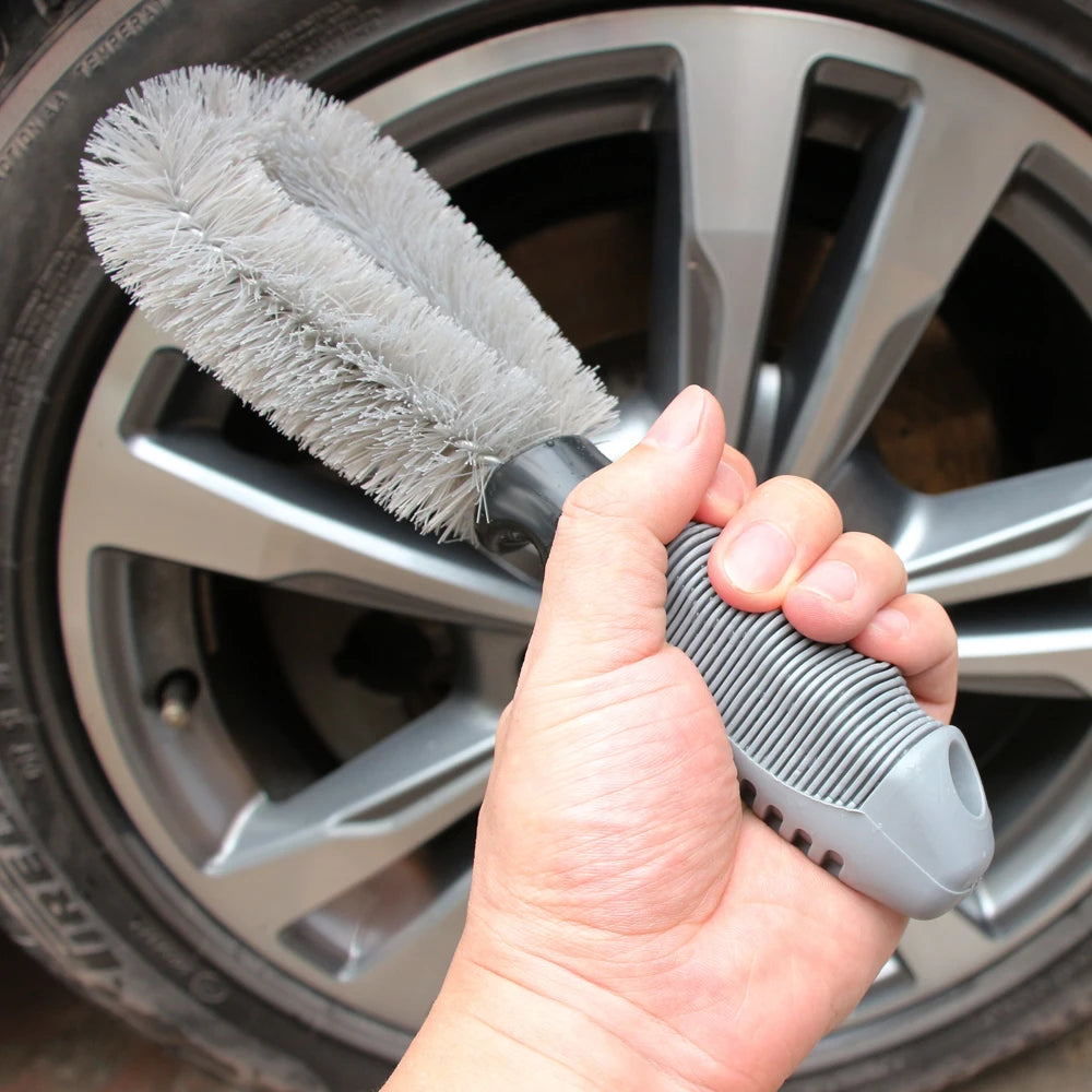 Car Washing Cleaning tool Wheel Tire Rim Scrub Brush Car Brush Tool for Volkswagen VW Golf 4 6 7 GTI Tiguan Passat B5 B6 B7 CC