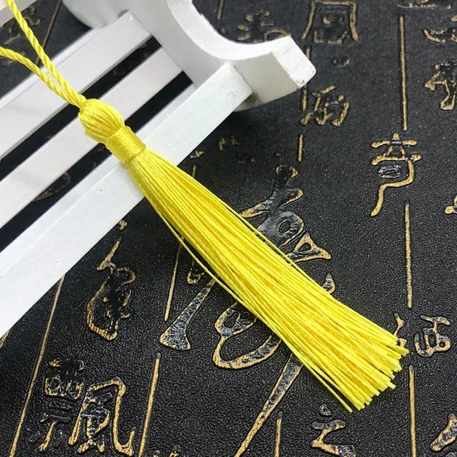 35Pcs Colour Mixture Bookmark Tassels 13cm Mini Tassels with Loops for DIY Crafts Jewelry Making Accessories