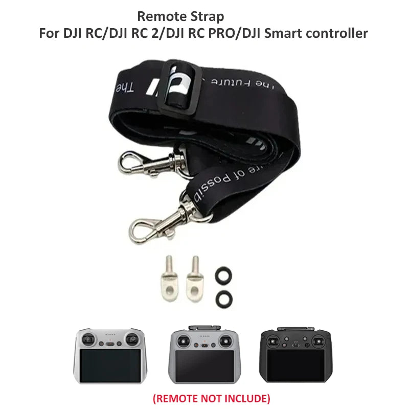 Remote Controller Lanyard NeckStrap w Fixed Clip Hook for DJI MINI 2/Mini 3 4 Pro/Air 2S/Mavic 3 DJI RC 2 N2 Drone Accessories