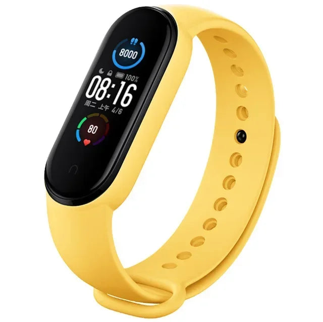 Watch Strap For Xiaomi Mi Band 7 6 5 4 3 Wristband Silicone Bracelet Wrist Straps MiBand 3/4 band5 band6 Smartwatch Accessories