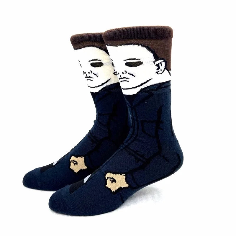 1 Pair New Anime Men Socks Long Socks Men‘s Knee-High Couples cosplay Socks Personality Hip Hop Harajuku Funny Socks for Women