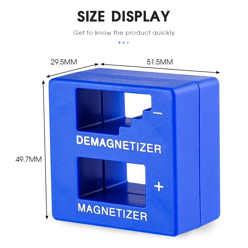 Screwdriver 2 in 1 Magnetizer Demagnetizer Professional Magnetizing Pickup Tool for Screw Driver Drill Bit Hand Tool Parts