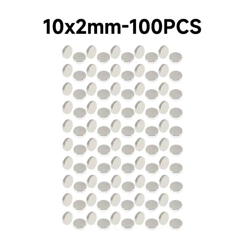 10mm NdFeB Magnetic Iron Absorbent Permanent Magnet DIY Fridge Sticker Magnet Round Magnet Sheet for Craft and Office Magnets