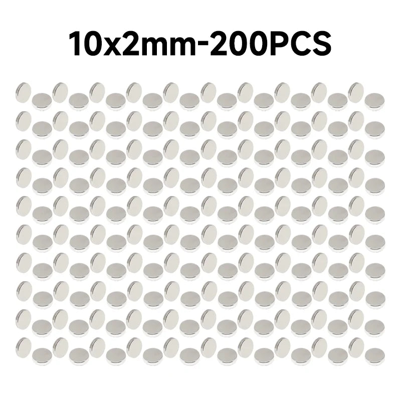 10mm NdFeB Magnetic Iron Absorbent Permanent Magnet DIY Fridge Sticker Magnet Round Magnet Sheet for Craft and Office Magnets