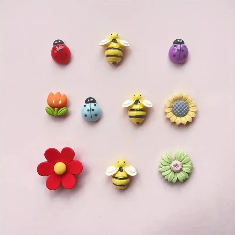 10pcs Adorable Refrigerator Magnets - Durable & Strong Hold for Kitchen, Office & More - Versatile Home Decor Mothers Day Gift