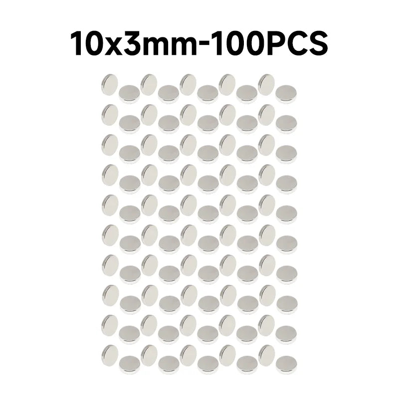 10mm NdFeB Magnetic Iron Absorbent Permanent Magnet DIY Fridge Sticker Magnet Round Magnet Sheet for Craft and Office Magnets