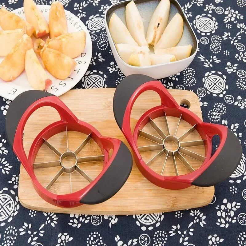 Stainless Steel Fruit Corer Fruit Cutter Apple Slicer Divider Plastic Handle Household Corer Cutting Fruit Tool