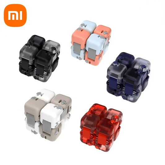 Xiaomi Mitu Colorful Fidget Cube Spinner Seven Surprise Fingertip Building Block Bricks Toy Puzzle Assembling New