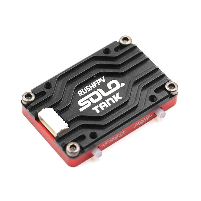 RUSHFPV RUSH TANK SOLO 5.8G VTX Video Transmitter CNC Shell 48CH 1.6W High Power Built-in Microphone For RC FPV Racing Drone