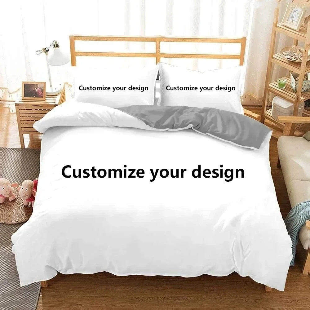 3D Custom Bedding Set Interesting Creative Customized Duvet Cover With Pillowcase Twin Full Queen King Size POD Dropshipping