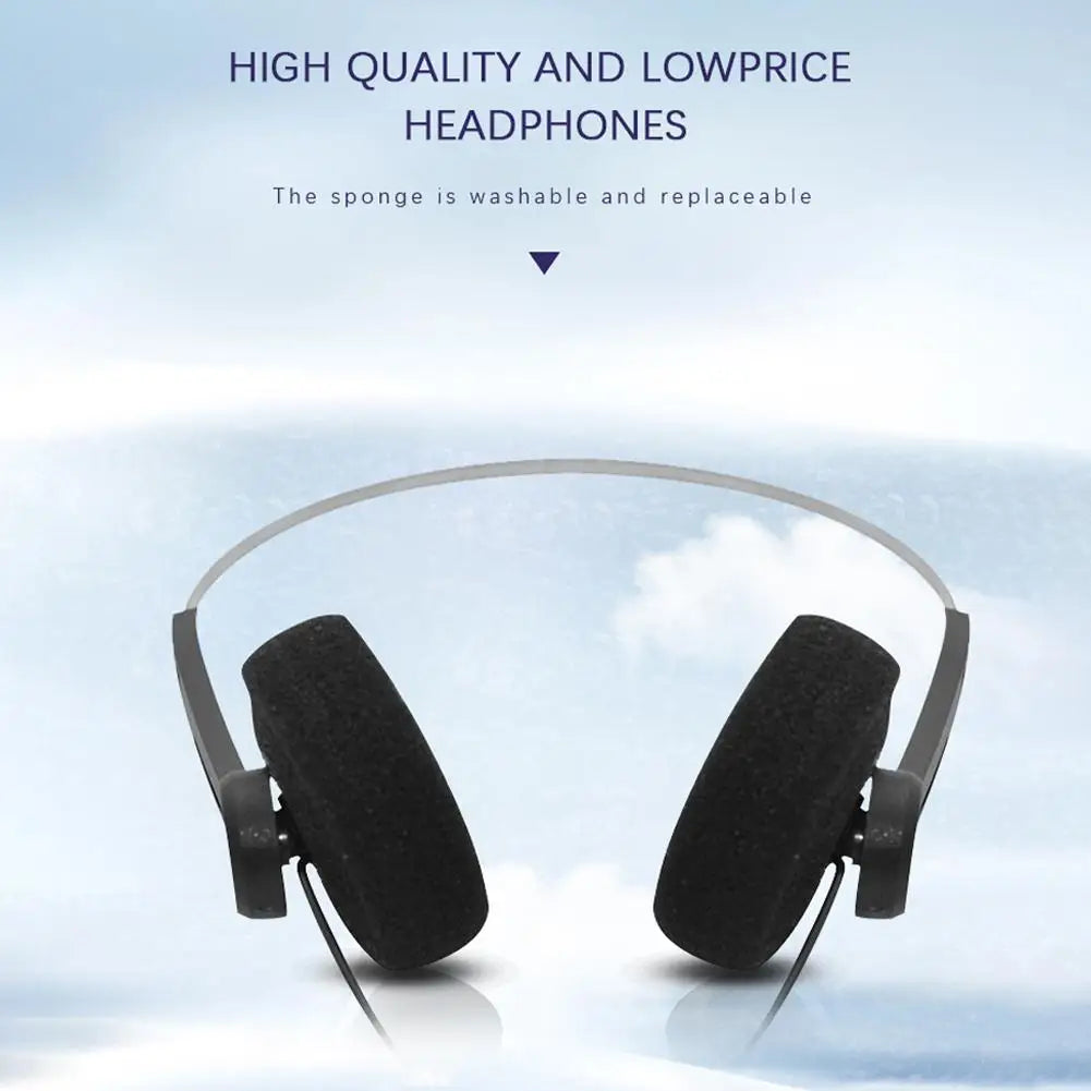 Underwire Headphone Music Mp3 Walkman Retro Feelings Portable Wired Small Headphones Sports Fashion Photo Props