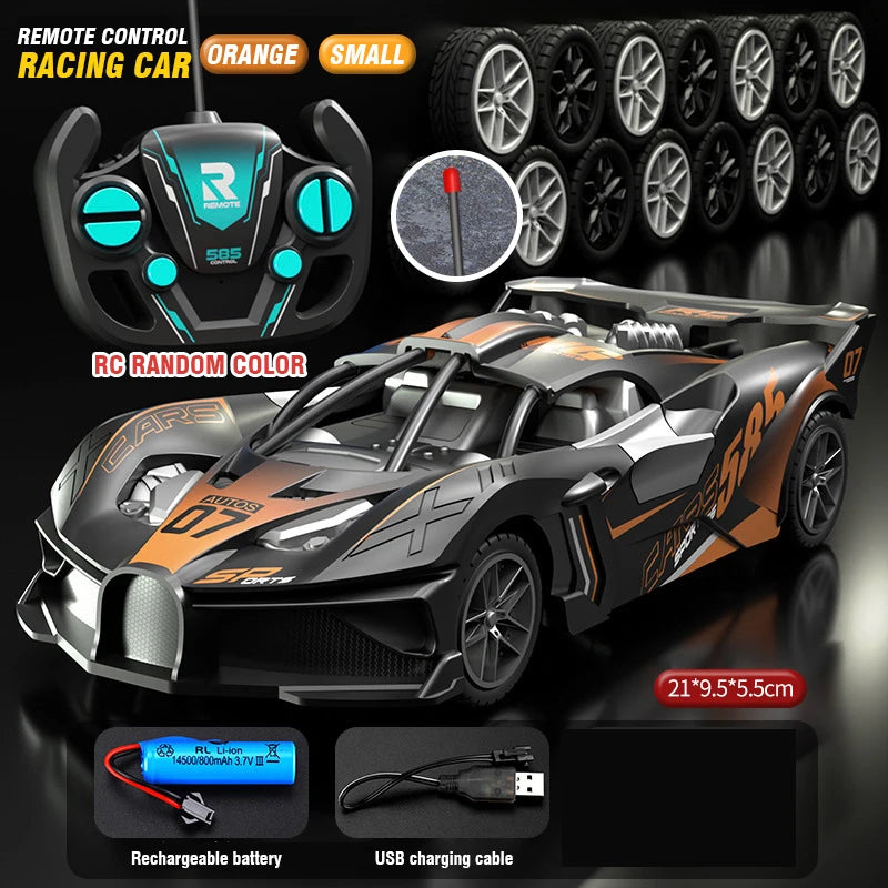 Rc Car 4Ch High-Speed Remote Control Drift Racing Car Electric Sportscar Toy Vehicle Model Toys for Boys Kids Birthday Gift