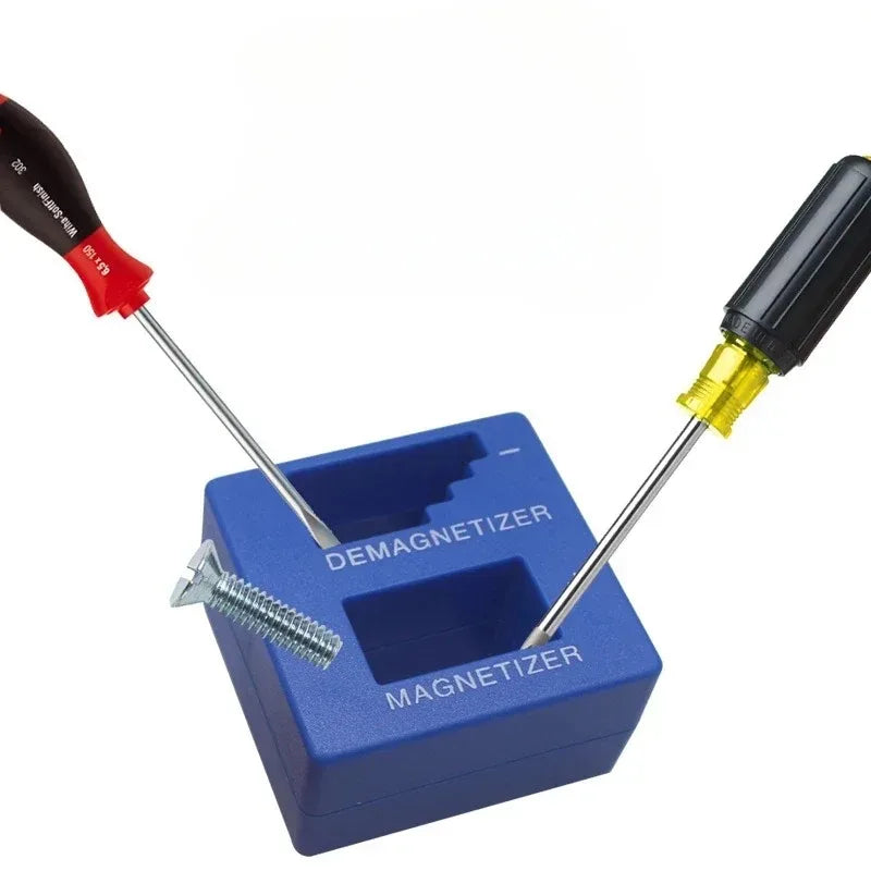 Screwdriver Magnetizer Magnetic Demagnetizer Tool Blue Screwdriver Magnetic Screwdriver Tool Screwdriver