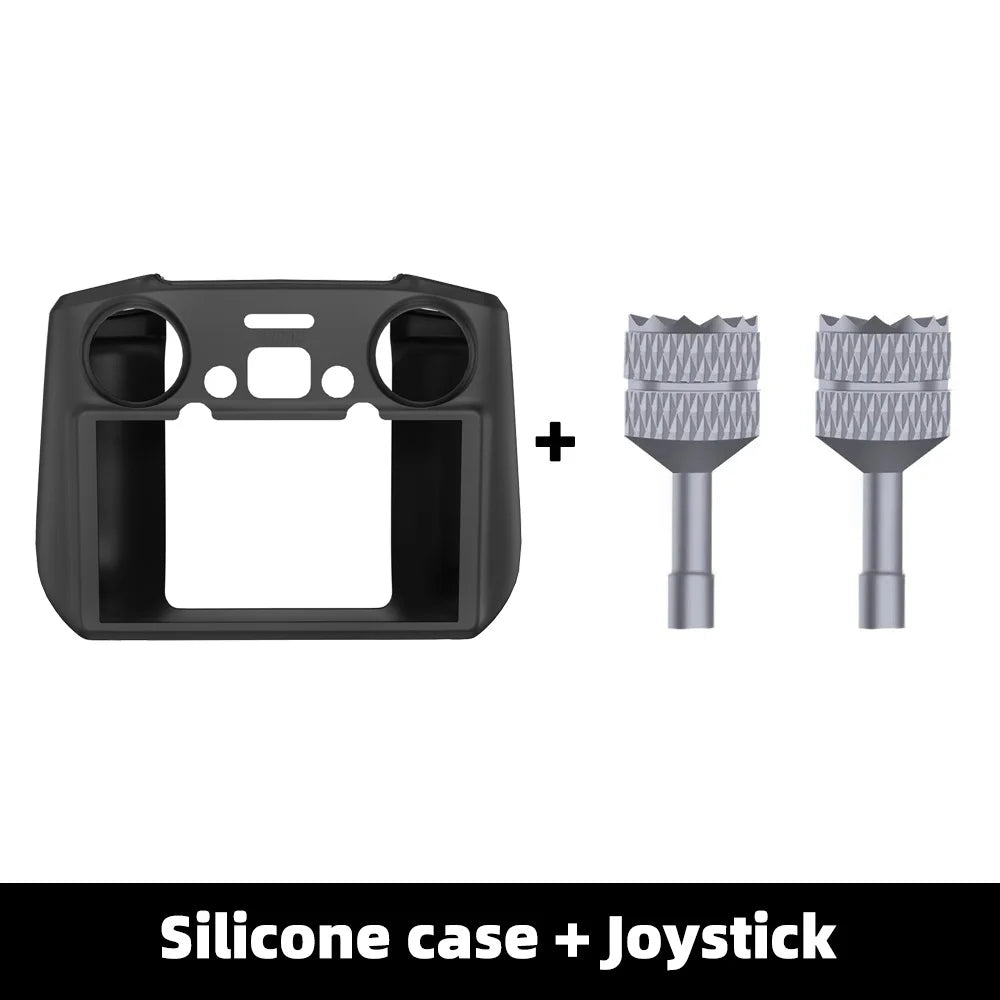 BRDRC Silicone Case for DJI FLIP/NEO/Mini 4 Pro/Air 3S Drone RC 2 Sleeve Scratch Proof Protection Cover Remote Control Accessory