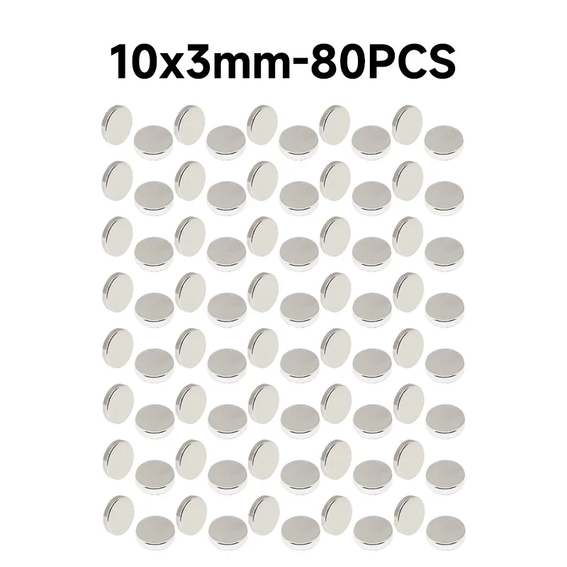 10mm NdFeB Magnetic Iron Absorbent Permanent Magnet DIY Fridge Sticker Magnet Round Magnet Sheet for Craft and Office Magnets