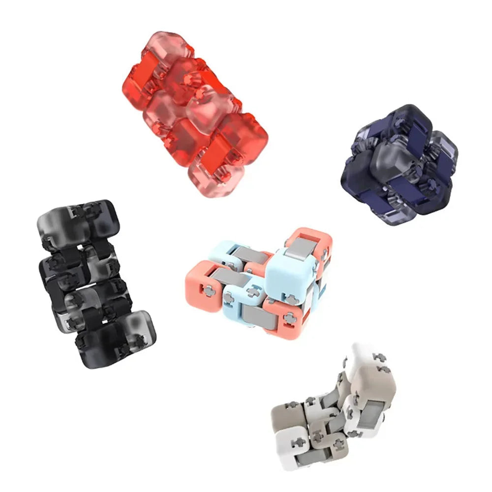 Xiaomi Mitu Colorful Fidget Cube Spinner Seven Surprise Fingertip Building Block Bricks Toy Puzzle Assembling New