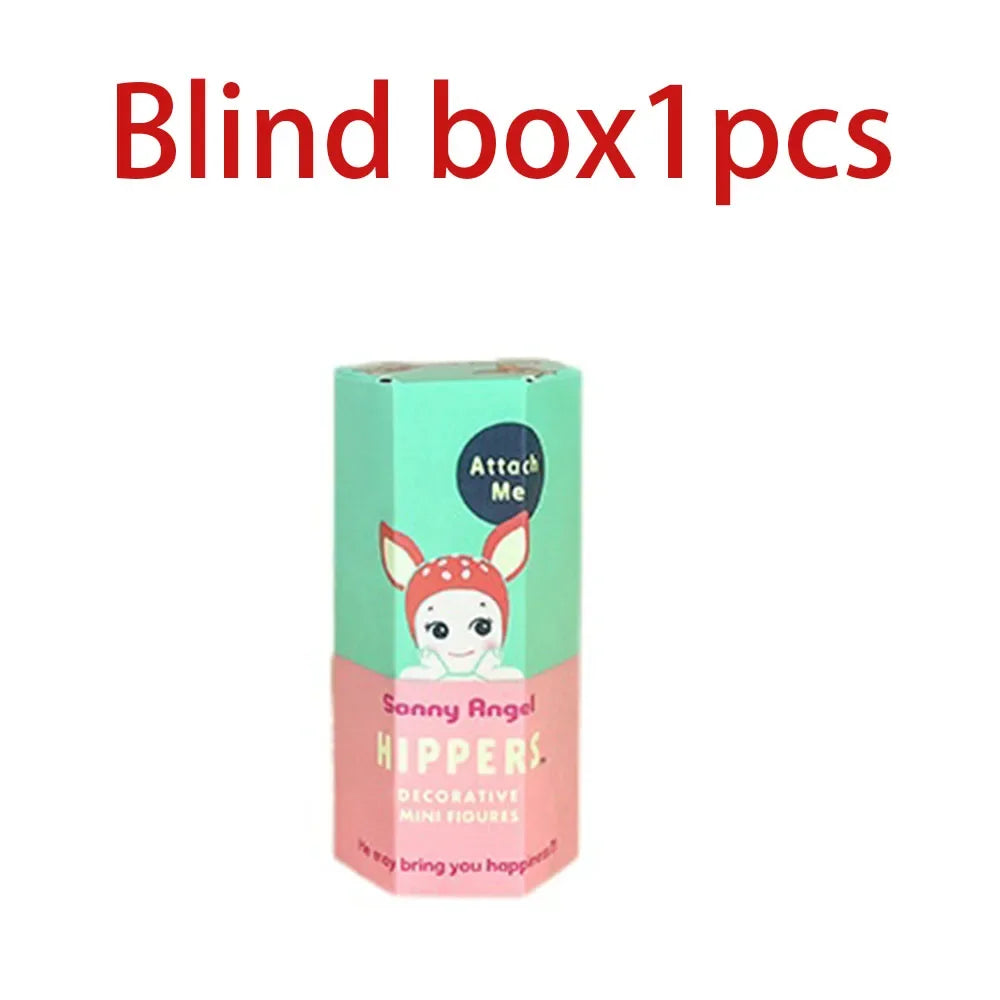 Sonny Angel Hippers Blind Box Lie Down Angel Series Anime Character Kawaii Cartoon Surprise Box Toy Kids Gifts