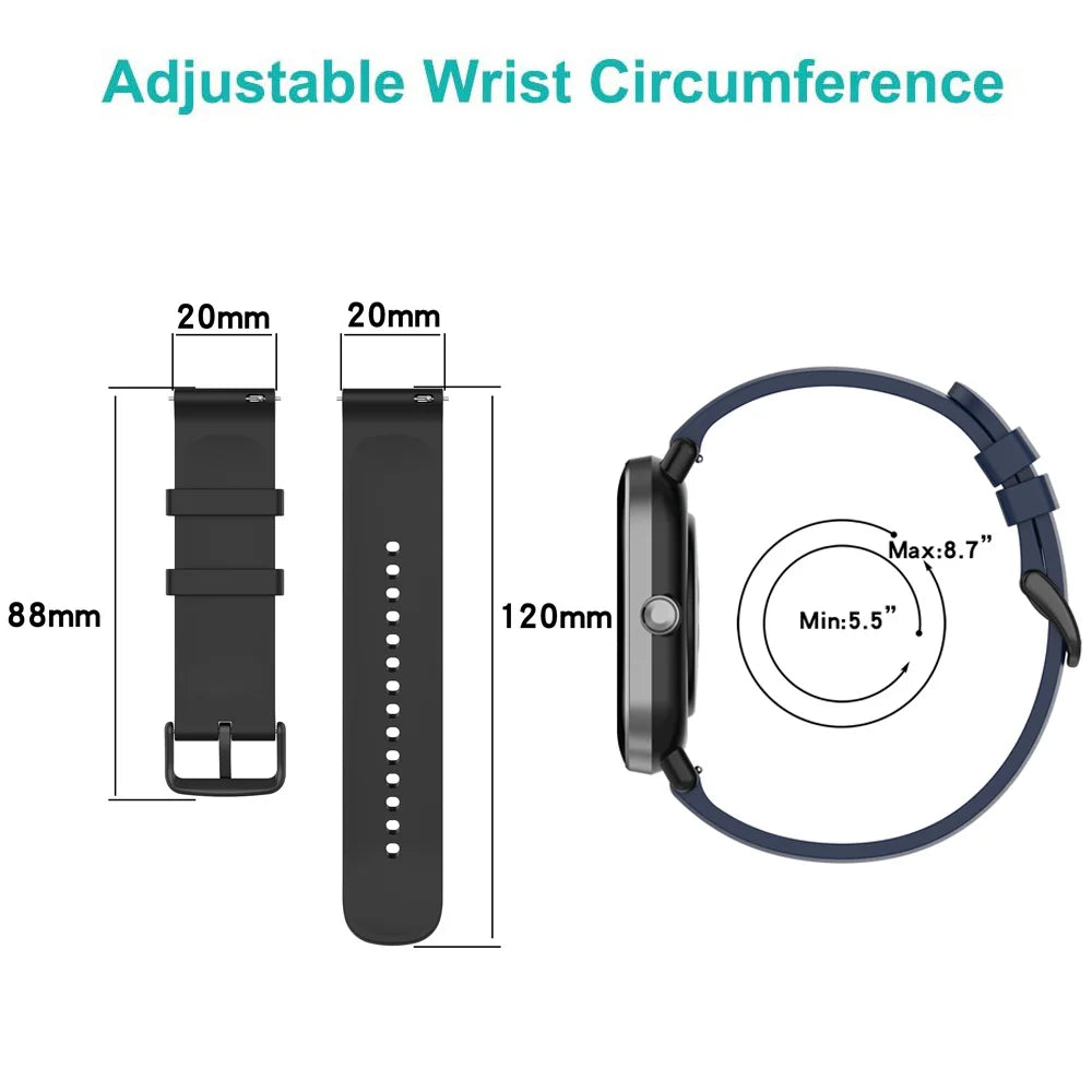 Smart Watch Band For Huawei Watch Gt2 Pro Wrist Strap For Huami Amazfit Sport 3 Gtr 47mm Bip For Honor Magic 2 42mm Pulseira