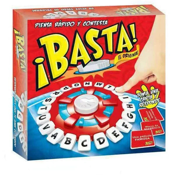 BastaSpanish Word Game Version English Version Board Game Fast-paced Family Gathering Letter Toy Lengua española Juegos De Mesas