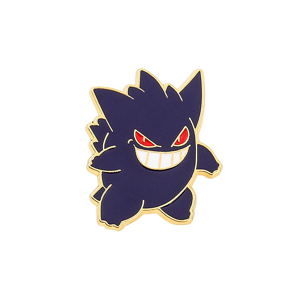 Pokemon Pikachu Anime Metal Enamel Brooch Badges on Backpack Clothing Lapel jackets Jeans Accessories Jewelry Decoration Card