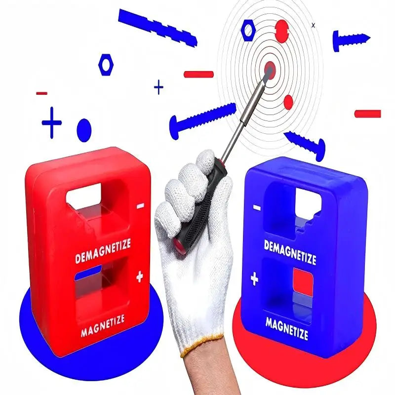 Screwdriver Magnetizer Magnetic Demagnetizer Tool Blue Screwdriver Magnetic Screwdriver Tool Screwdriver