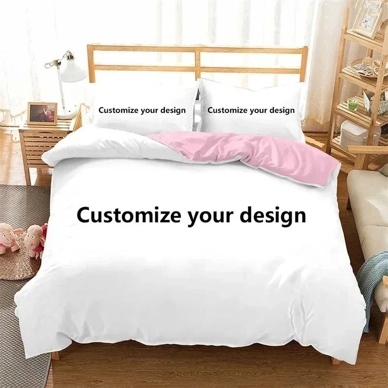 3D Custom Bedding Set Interesting Creative Customized Duvet Cover With Pillowcase Twin Full Queen King Size POD Dropshipping