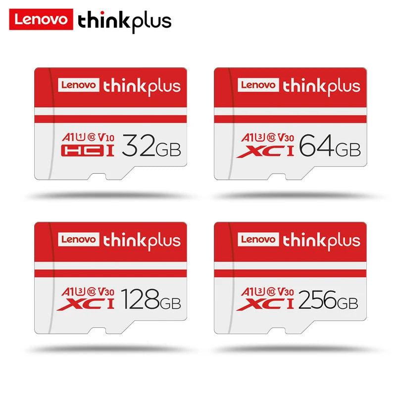 thinkplus Mini SD Card Class 10 TF Flash Card 32GB-256G Memory Card For Mobile Phone PC Speaker HD Camera Game Switch for Lenovo