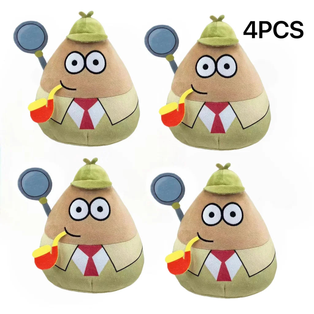 22cm 1/7pcs New hot  style Hot Game My Pet Alien Pou Plush Toy Furdiburb Emotion Alien Plushie Stuffed Animal Pou Doll ﻿