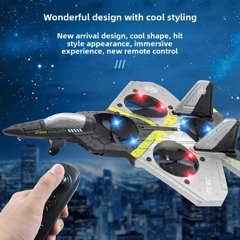 V17 Remote Control Aircraft 2.4G Remote control Fighter Amateur glider EPP Foam toy Remote Control drone kids gift