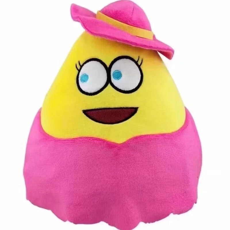 22cm 1/7pcs New hot  style Hot Game My Pet Alien Pou Plush Toy Furdiburb Emotion Alien Plushie Stuffed Animal Pou Doll ﻿