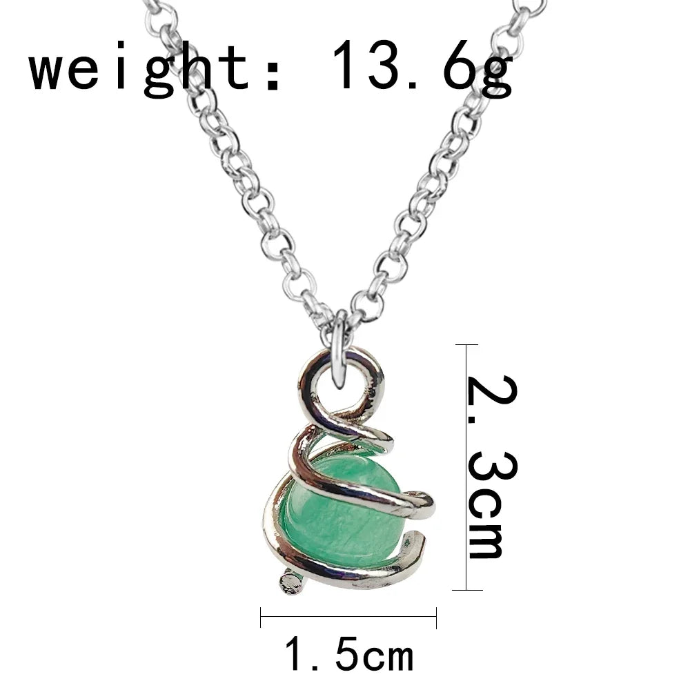 Valorant Sage Healing Orb Pendants Necklaces for Women Men Inspired Silver Plated Sage Necklace Gamer Jewelry Accessories Gift