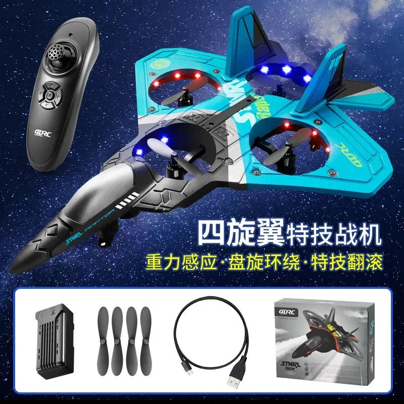 V17 Remote Control Aircraft 2.4G Remote control Fighter Amateur glider EPP Foam toy Remote Control drone kids gift