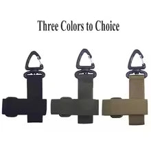 2PCS Outdoor Small tools Tactical Gear Glove Holder Strap, Molle Key Ring Tactical Keychain Nylon Gear Keeper Glove Strap