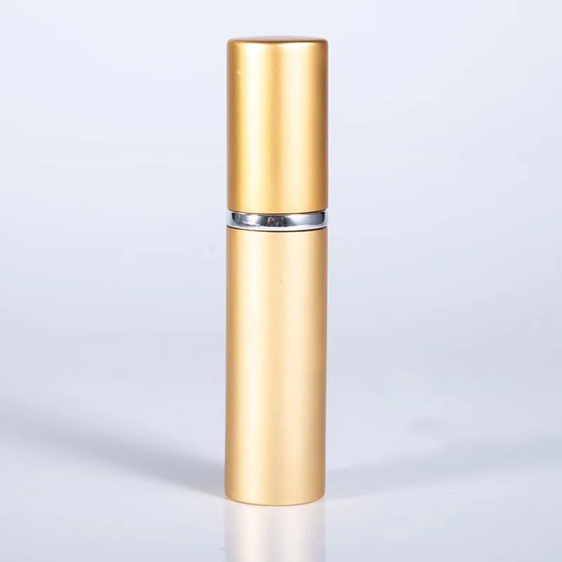 10ml Perfume Glass Bottle Refillable Perfume Bottling Atomizer Travel Aluminum Spray Atomizer Portable Mini Liquid Container