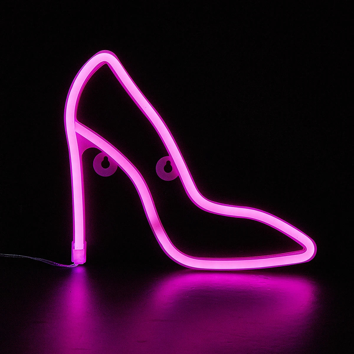 Chi-buy High Heels LED Neon sign USB Powered Or Battery Power Supply Neon Signs Night Light For Bedroom Living Room Decor Lamp S