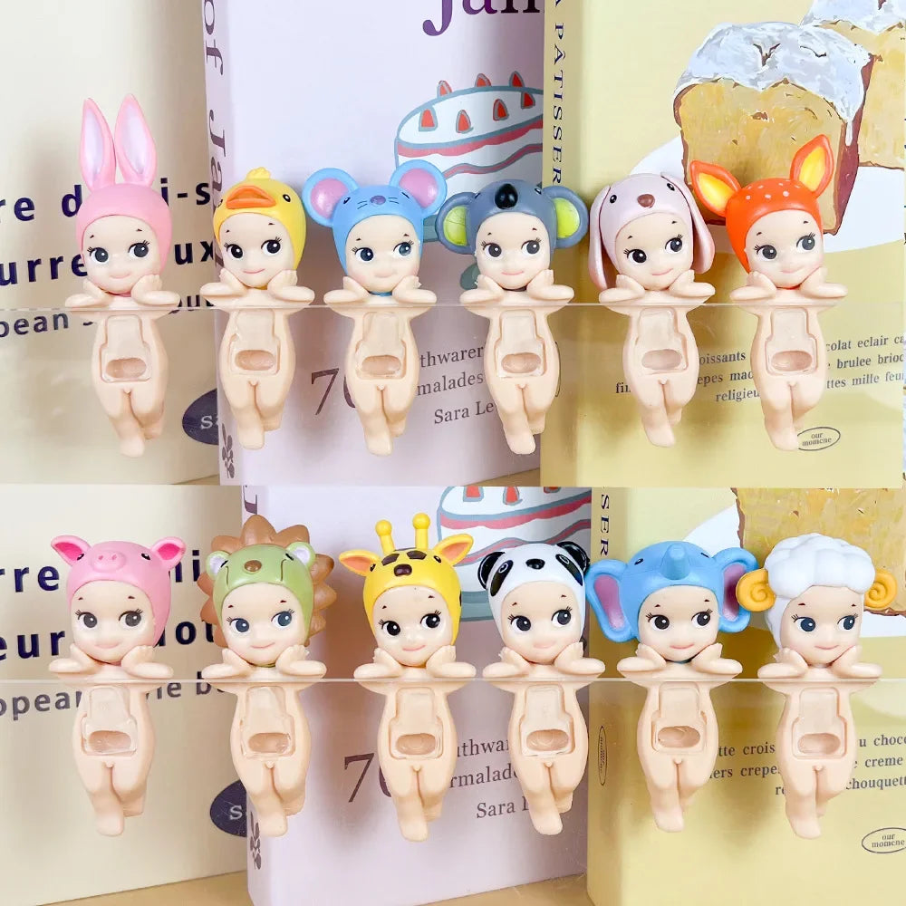 Sonny Angel Hippers Blind Box Lie Down Angel Series Anime Character Kawaii Cartoon Surprise Box Toy Kids Gifts