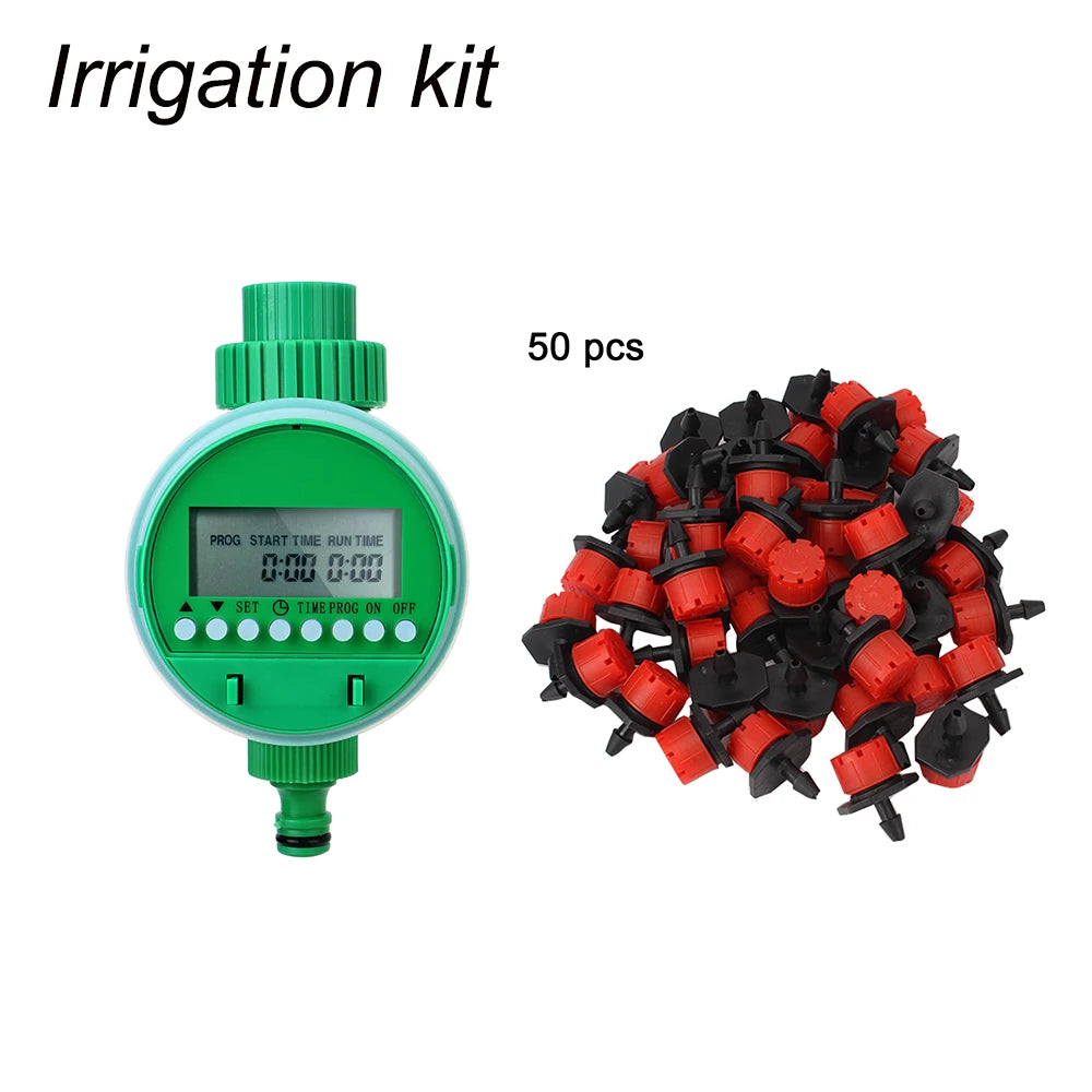 Automatic Irrigation Controller Lcd Display Intelligence Garden Watering Timer Valve Watering Control Device Electronic