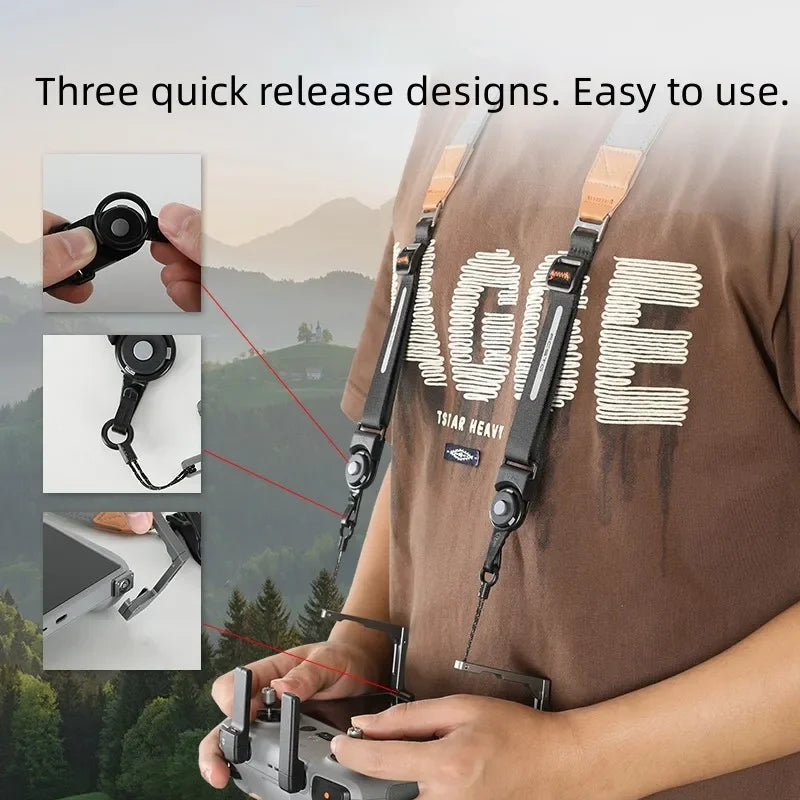 Balance Bracket Neck Lanyard for DJI RC/ RC 2 Remote Control with Screen Belt for DJI Air 3 / Mini 3 Mini 3pro 4pro /mavic 3pro