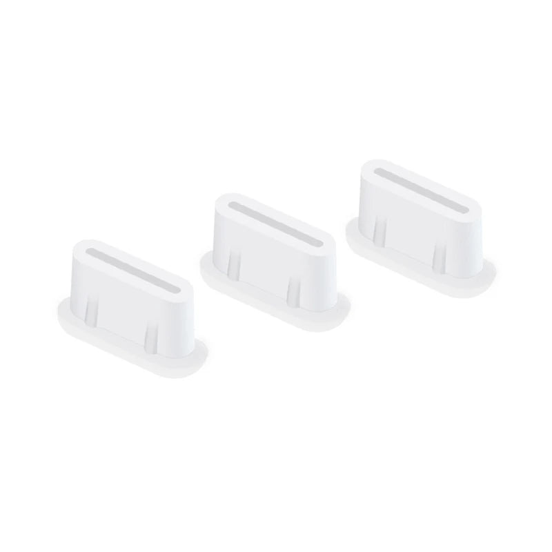 3pc Type-C Dust Plug for DJI Mini 3 Pro Body Remote Control Charging Interface Silicone Dust Plug Cover RC-N1/DJI RC Accessories