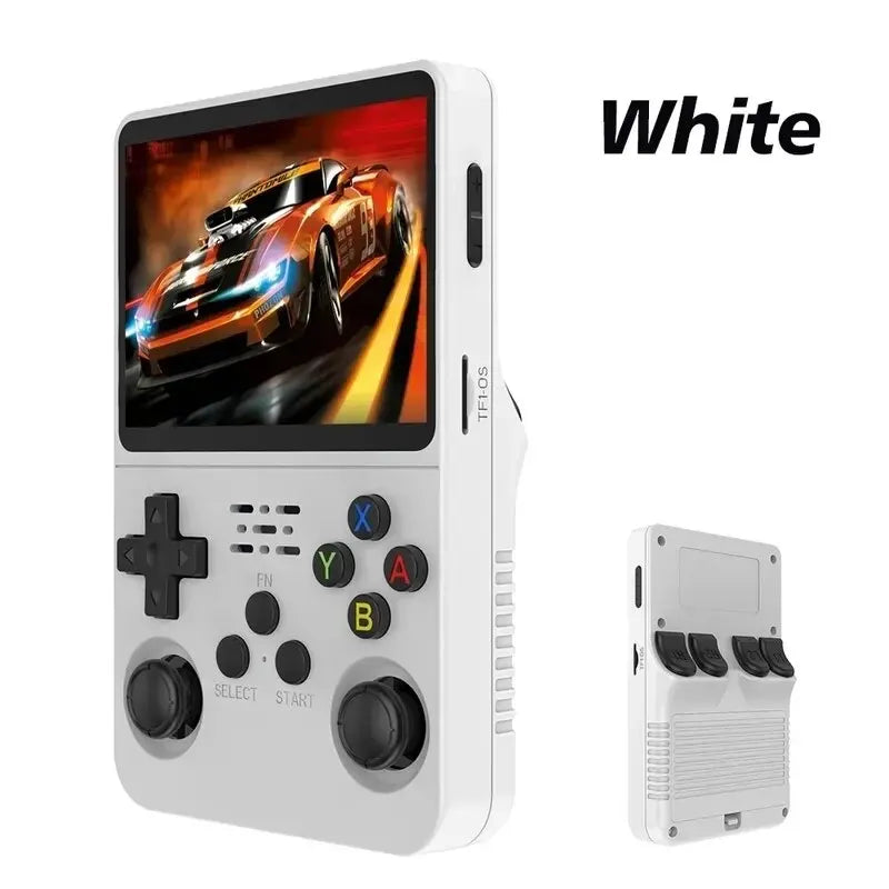 R36S Retro Handheld Video Game Console Linux System 3.5-inch IPS Screen Mini Portable Handheld Video Player 64GB 15000 Games