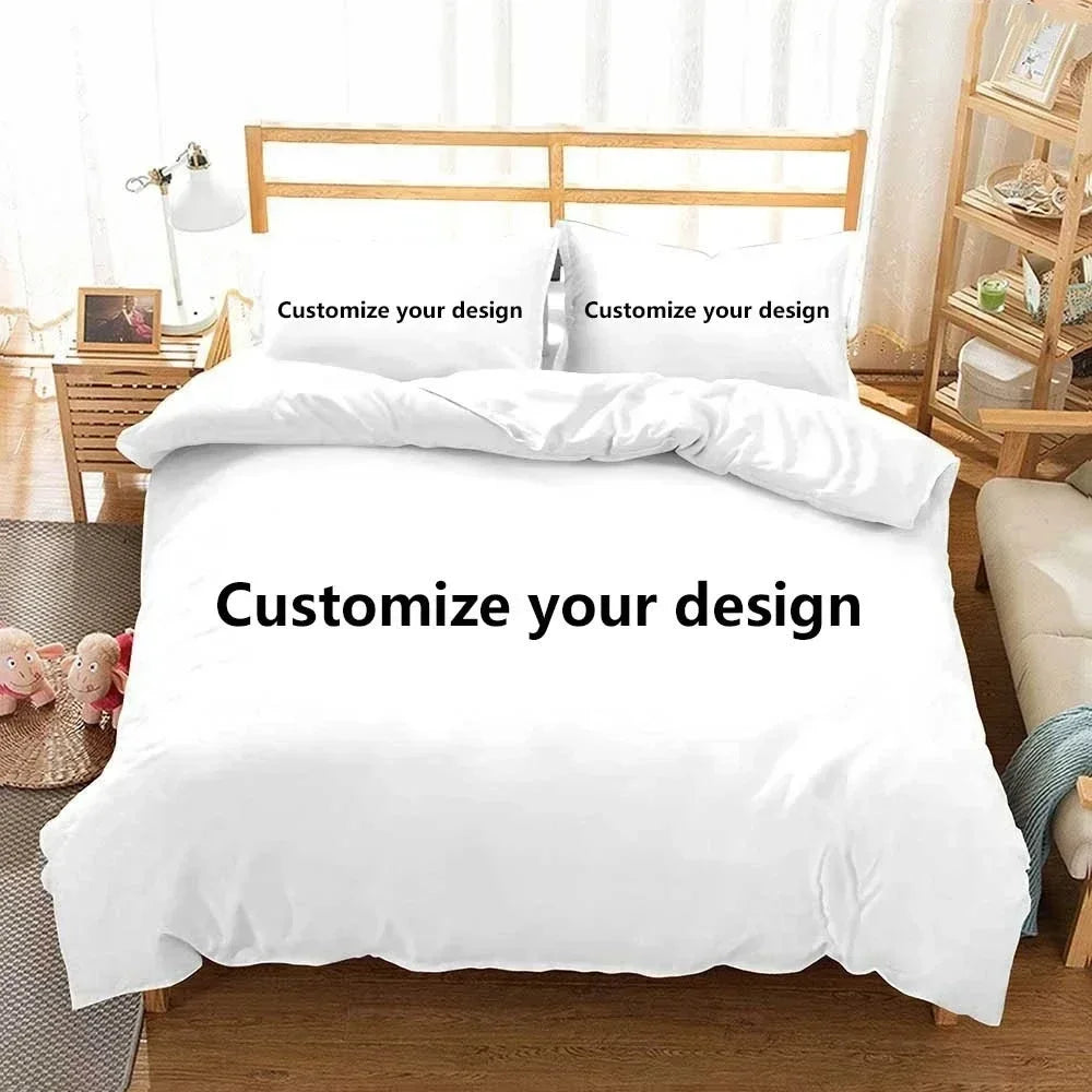 3D Custom Bedding Set Interesting Creative Customized Duvet Cover With Pillowcase Twin Full Queen King Size POD Dropshipping