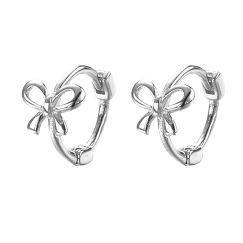 Bowknot Studs Earrings Ear Piercing Jewelry Accessory Stylish Bow Ear Pendant Jewelry for Fashion Enthusiasts