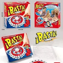 BastaSpanish Word Game Version English Version Board Game Fast-paced Family Gathering Letter Toy Lengua española Juegos De Mesas