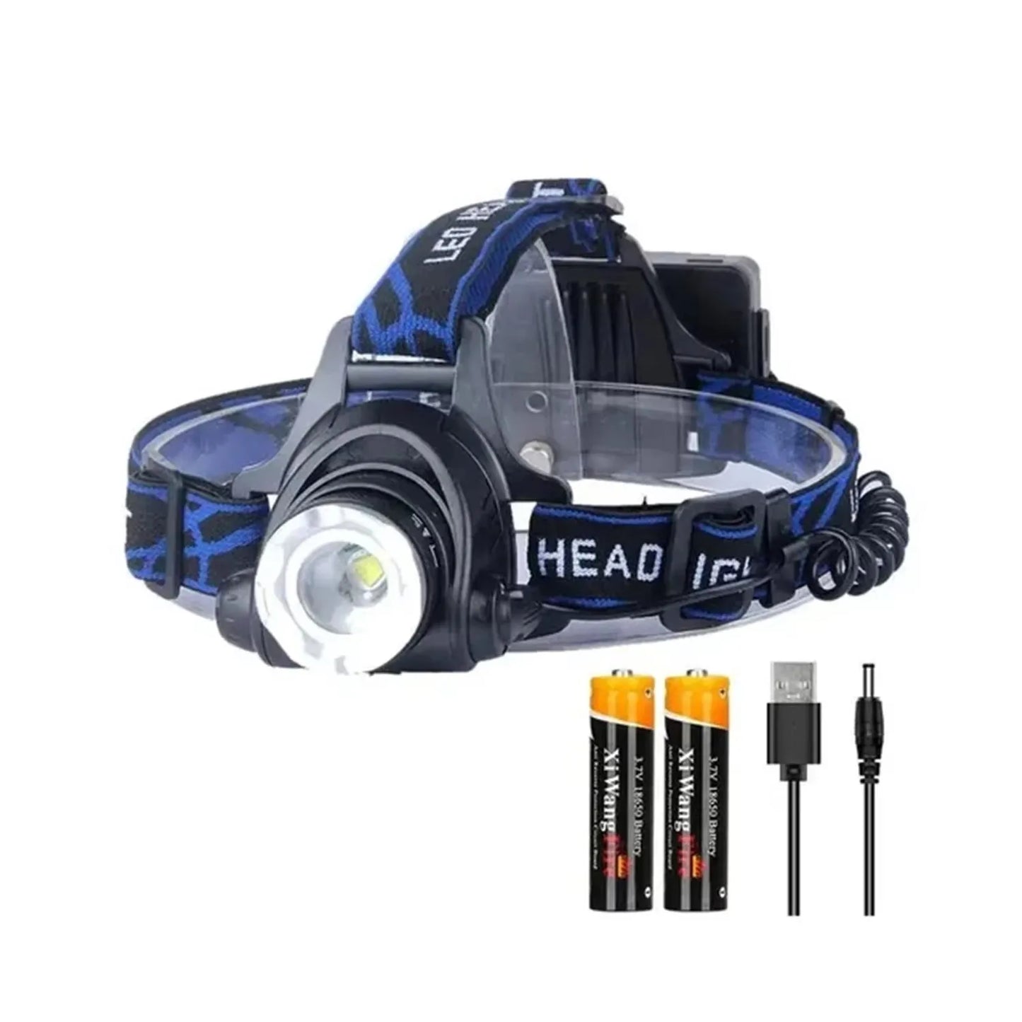 Rechargeable Lamp Fishing Led Headlamp Usb Charging Flashlight Cool Camping Gear Cap Light Portable Powerful Headlight Lighting