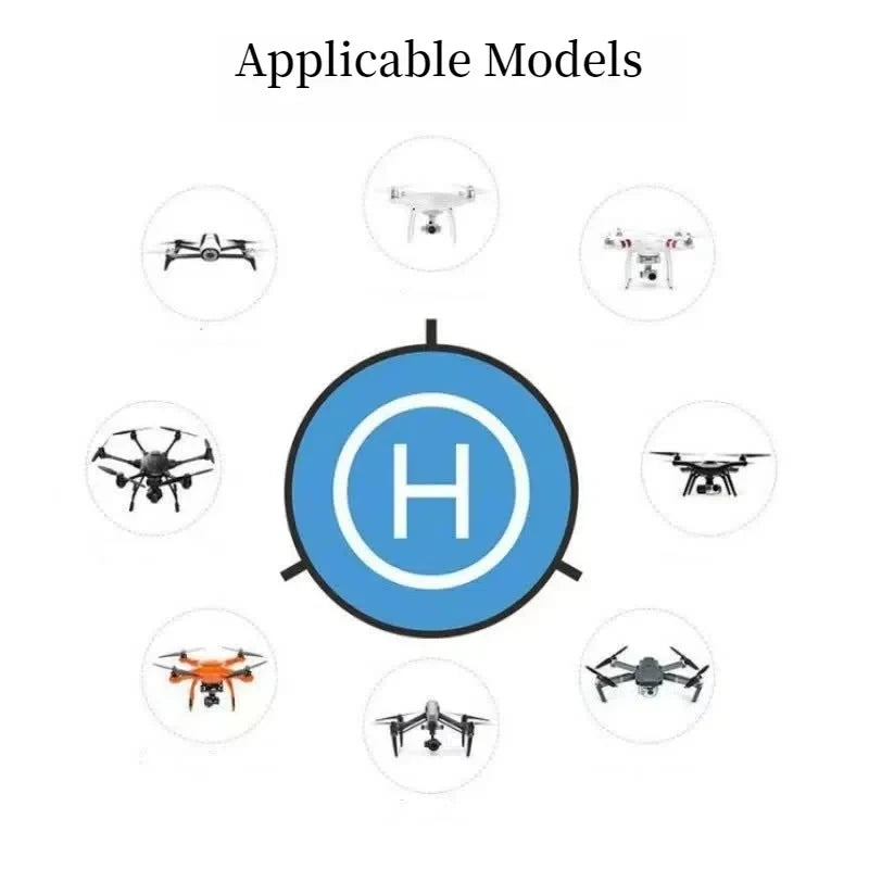 RF06 Drone Quadcopters Accessories Universal 55cm 75cm Foldable Landing Pad RC Dron Mat Quadcopter Parking Apron Apron Pad