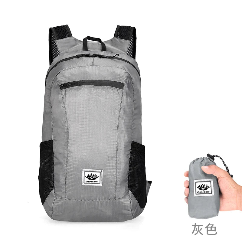 Ultra Light Outdoor Hiking Cycling Travel Backpack Fitness Bag Waterproof Handbag Small Foldable Backpack Storage Bag