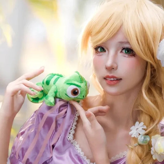 Pascal Rapunzel Chameleon Plush Dolls 15cm Pascal Stuffed Animals Plush Doll Pascal Rapunzel Shoulder Plush Toys Kids Gifts